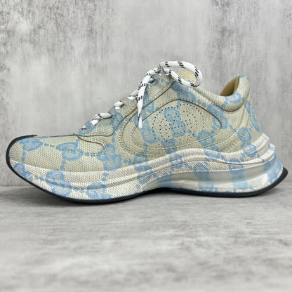Gucci Run "Beige-Blue Monogram"