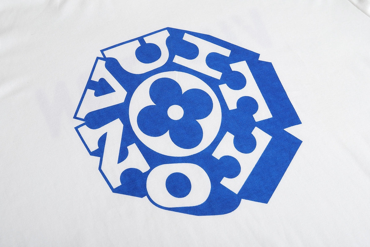 Louis Vuitton Printed Signature T-Shirt "Milky White"