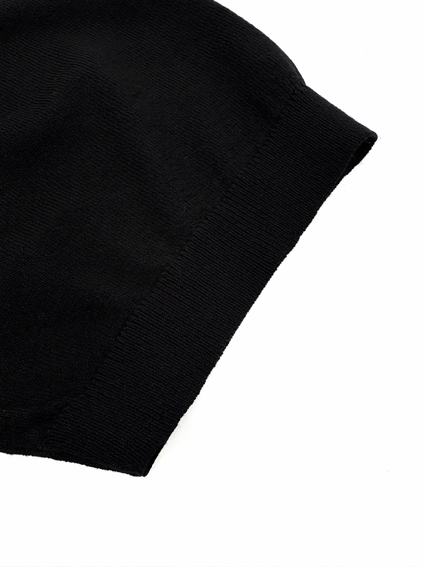 Prada Embroidered Logo Wool T-Shirt "Black"