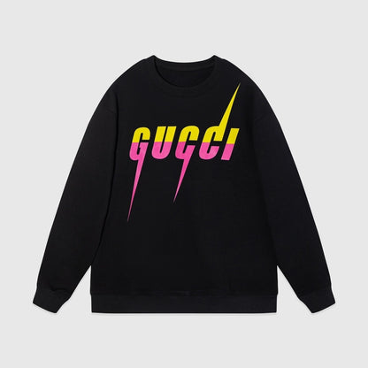 Gucci GG Blade Sweatshirt "Black-Pink-Yellow"