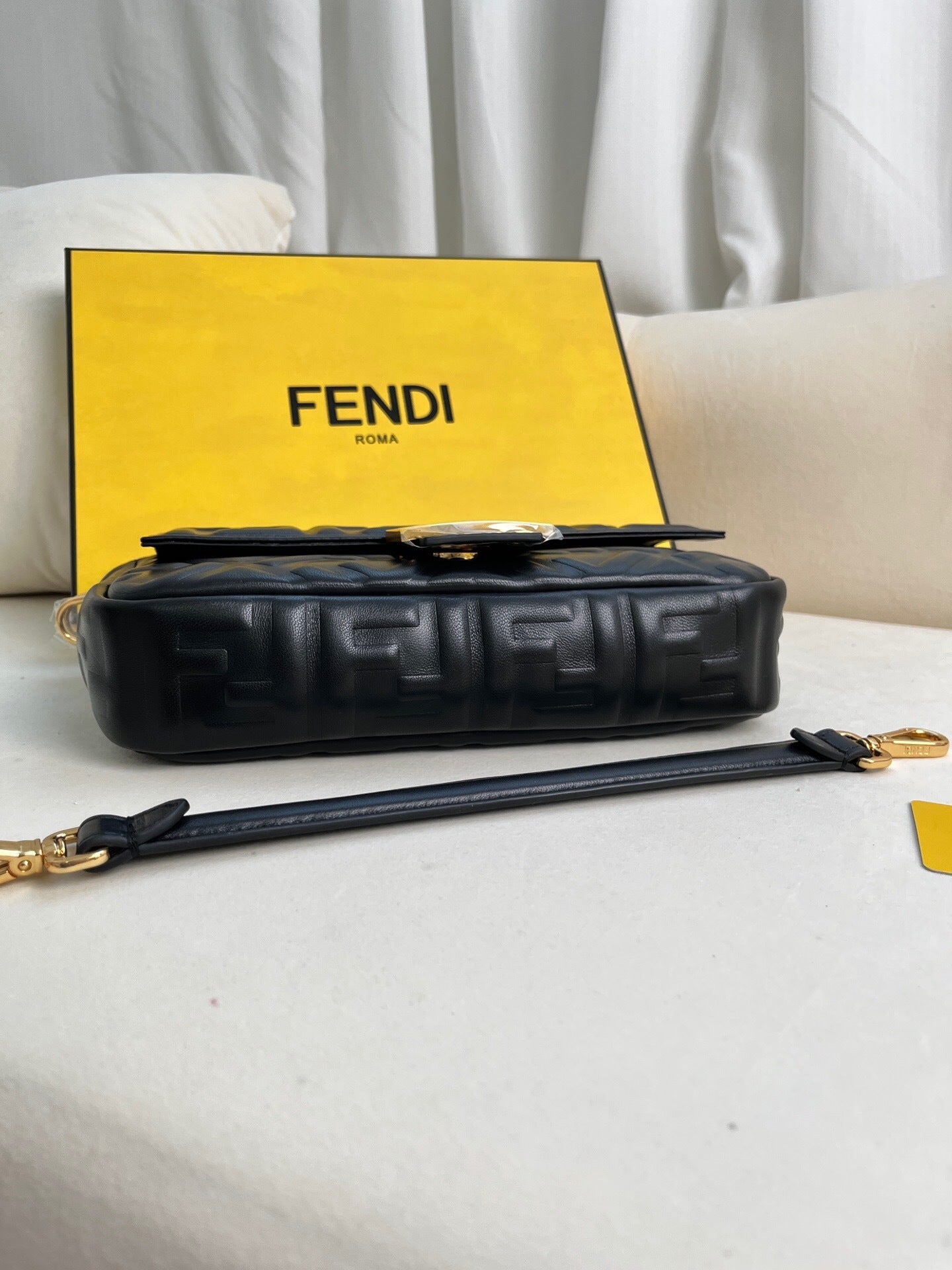 Fendi Baguette Leather Bag