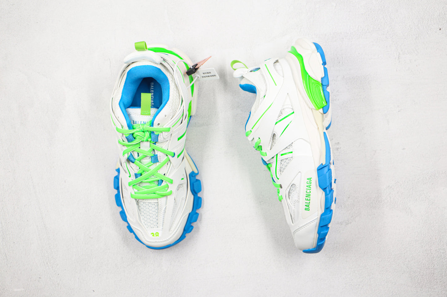 Balenciaga Track "White-Green-Blue"