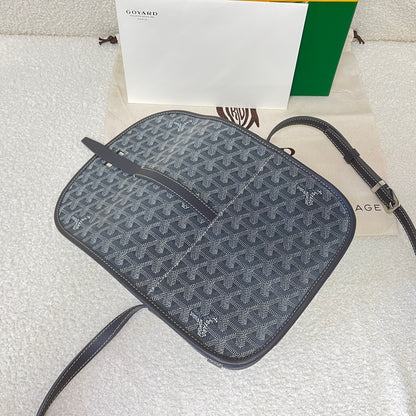 Goyard Belvedere PM Leather Handbag