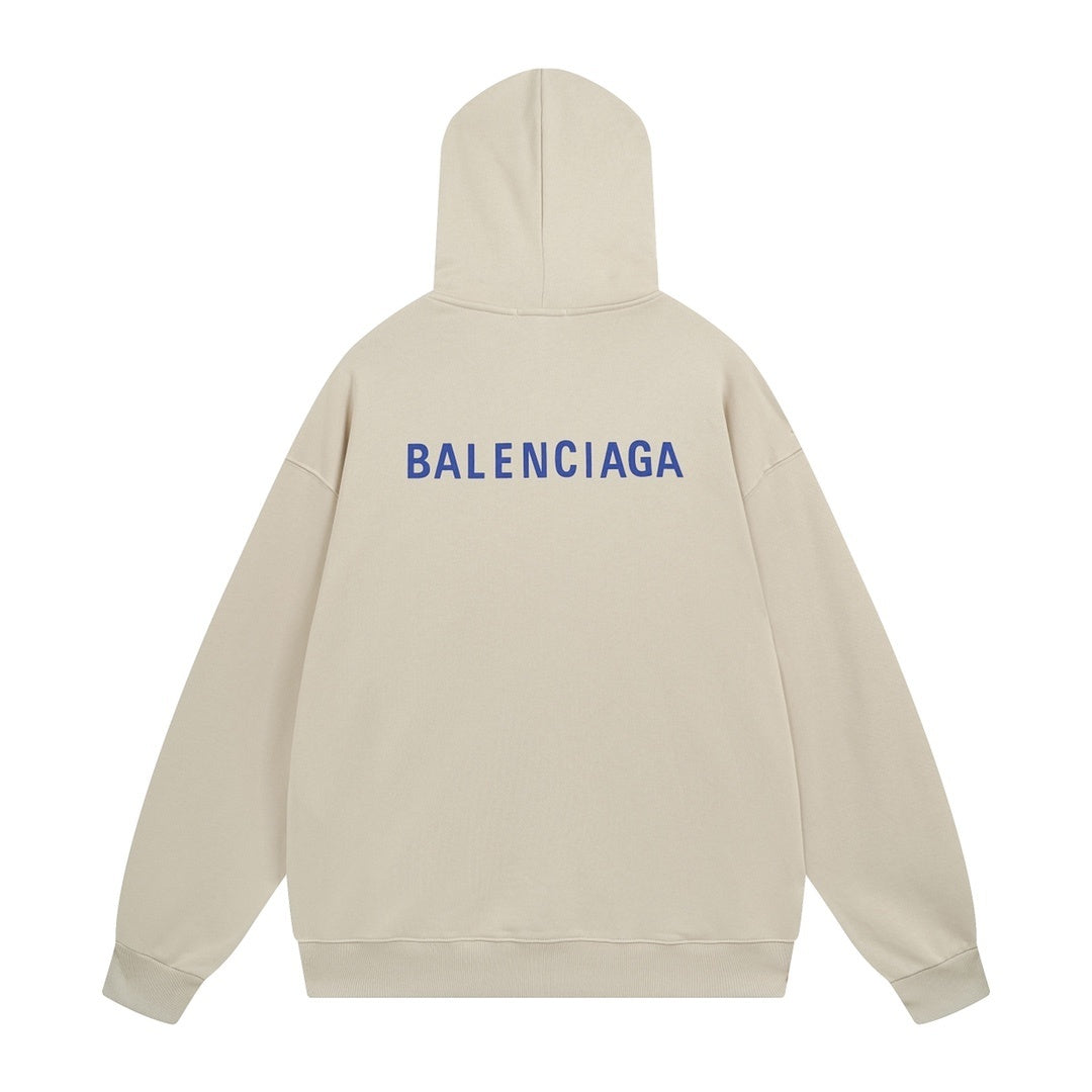 Balenciaga Hoodie "Beige-Blue"