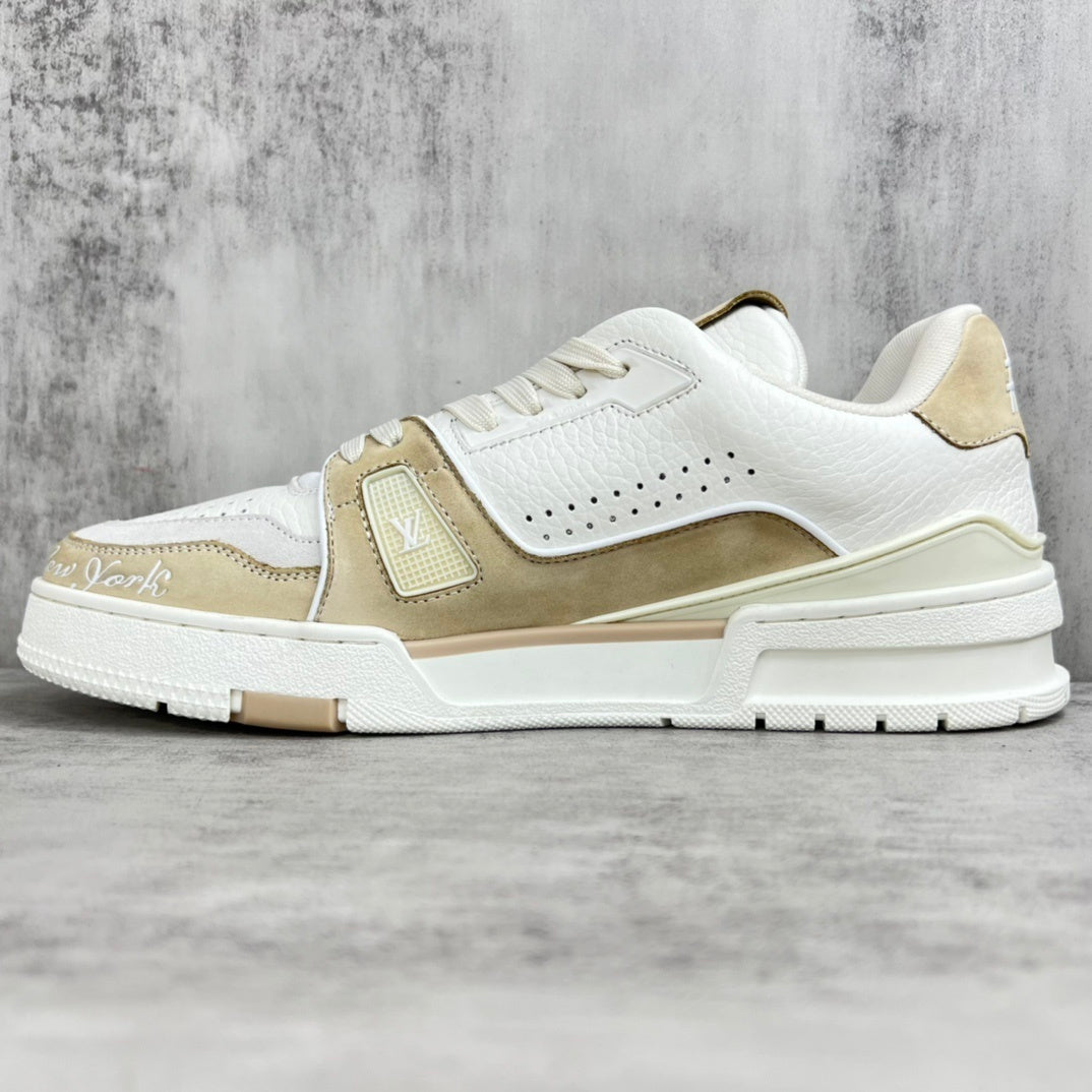 Louis Vuitton Trainers "White-Beige"