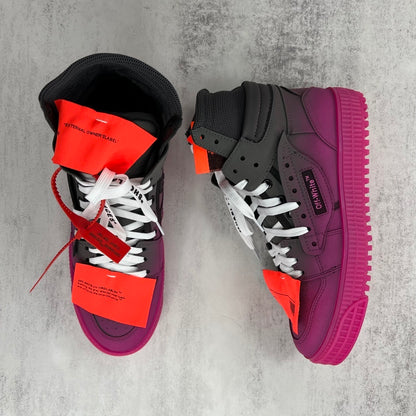 Off-White Off-Court High "Black-Fuschia"