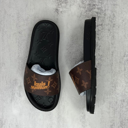 Louis Vuitton Slides "Brown-Black"