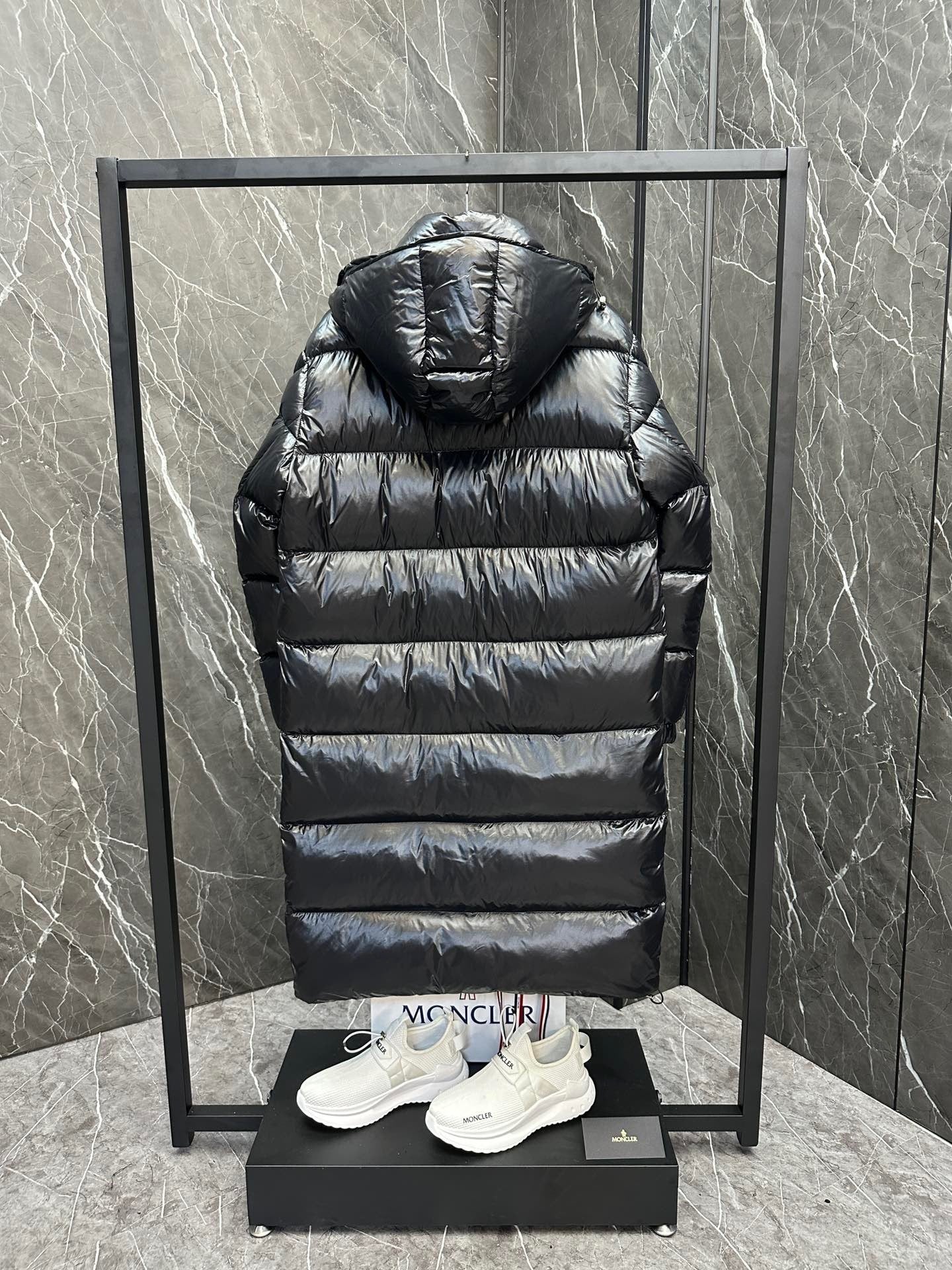 Moncler Hanoverian Long Down Jacket "Black"