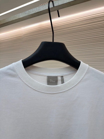 Dior T-Shirt with Pocket "White Cotton Jersey"