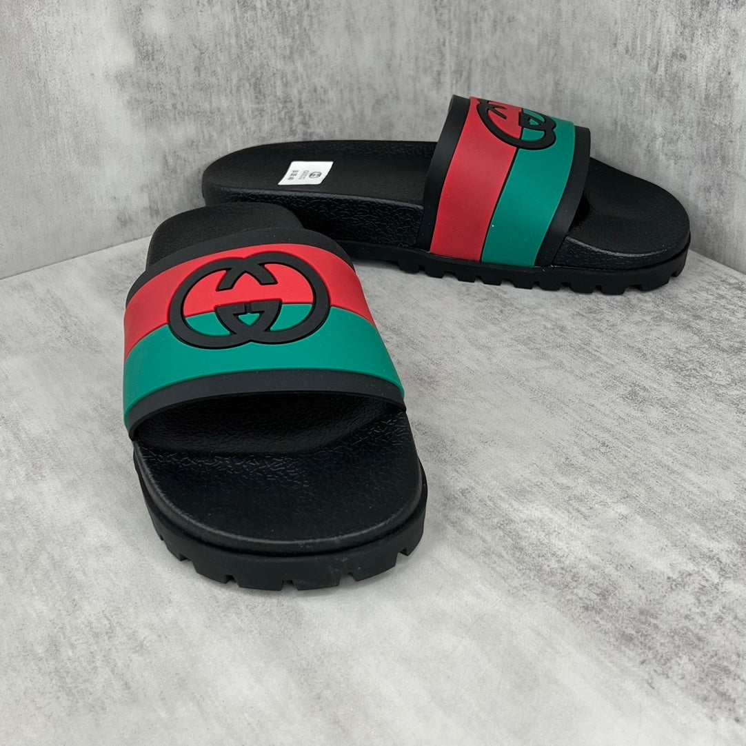 Gucci Slides "Black-Green-Red"