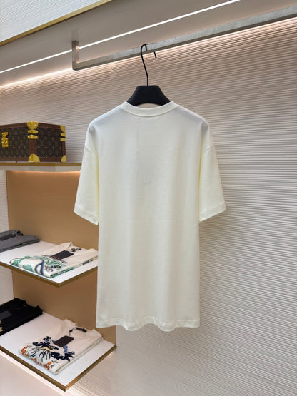Dior T-Shirt with Embroidery "White Cotton Jersey"