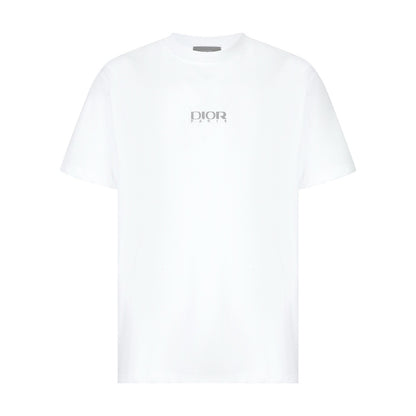 Dior and Descente T-Shirt "White Cotton Jersey"