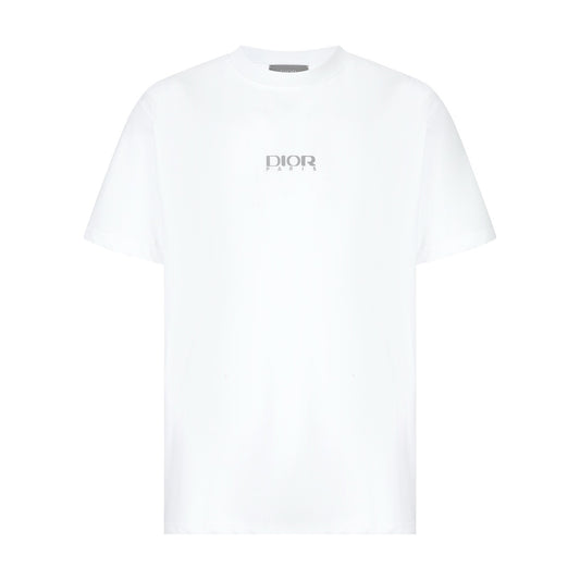 Dior and Descente T-Shirt "White Cotton Jersey"