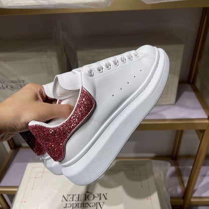 Alexander McQueen Oversized "White-Pink Glitter"