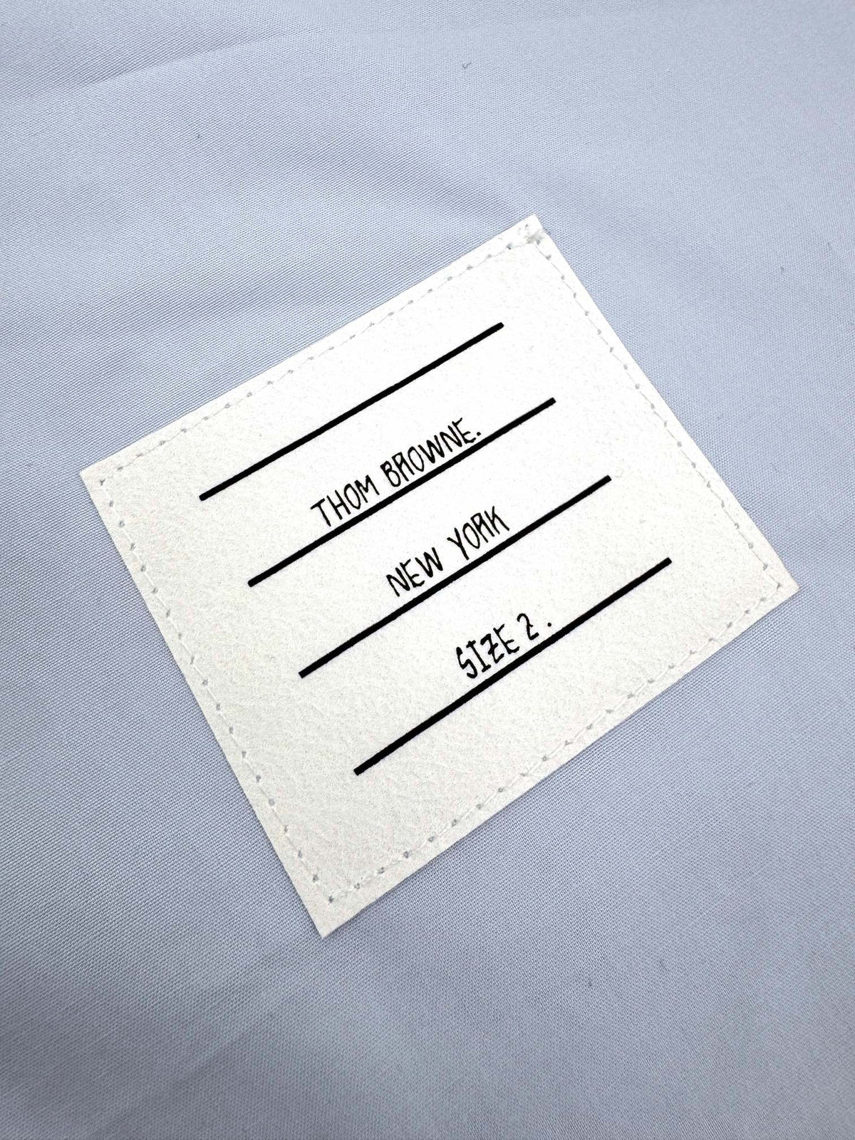 Thom Browne Cotton Armband Shirt "Blue"