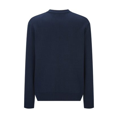 Moncler Monogram Cotton Blend Jumper "Navy Blue"