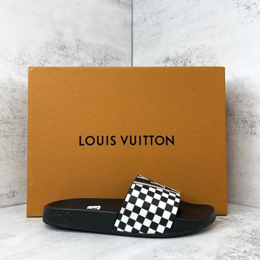 Louis Vuitton Slides "Black-White"