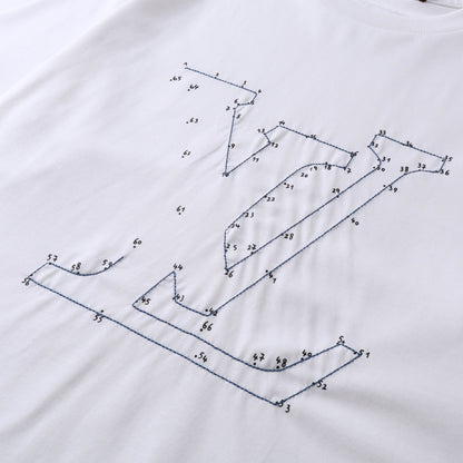 Louis Vuitton Stitch Print T-Shirt "White"