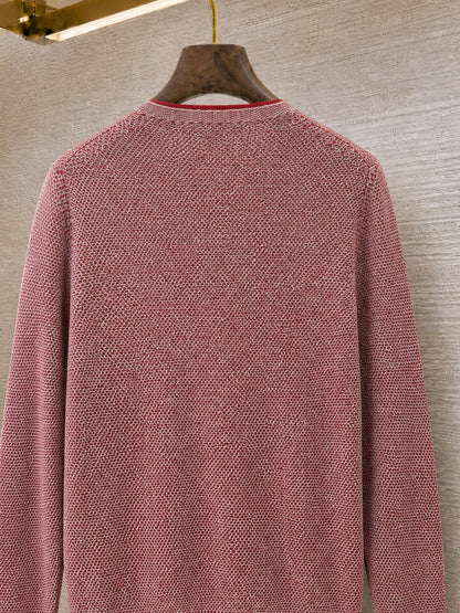 Loro Piana Varallo Crewneck "Sky Sand Flames"