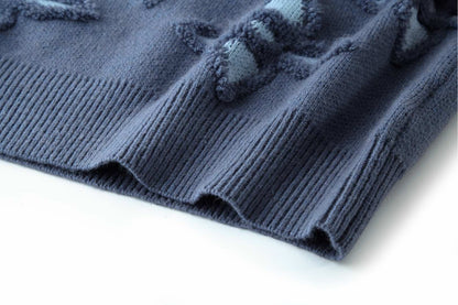 Louis Vuitton Textured Cotton Crewneck "Indigo"