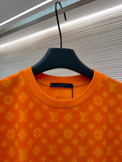Louis Vuitton Monogram Short-Sleeved T-shirt "Vibrant Orange"