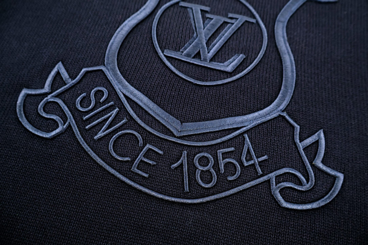 Louis Vuitton Signature Crest Pullover "Navy Blue"