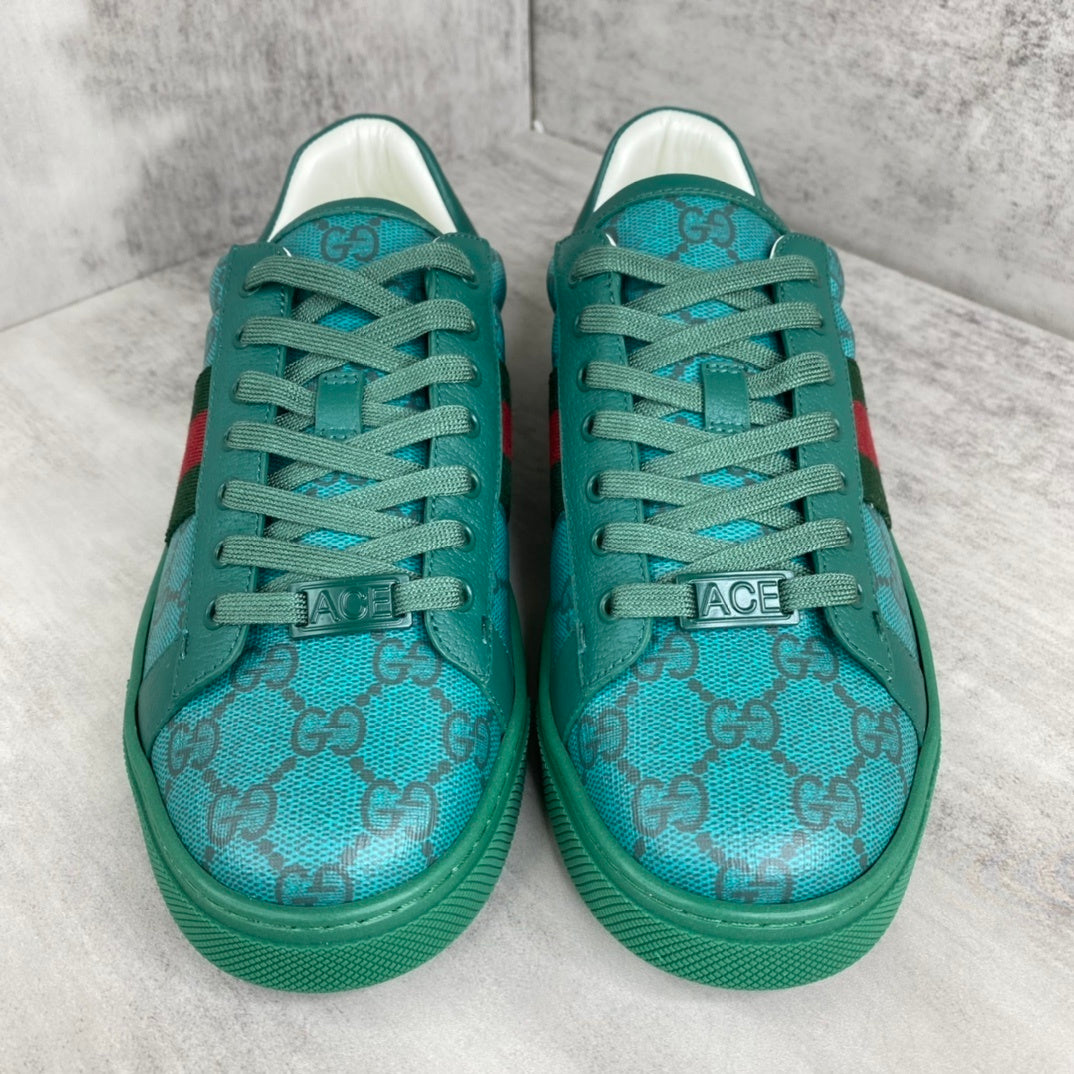 Gucci Ace "Green Monogram"