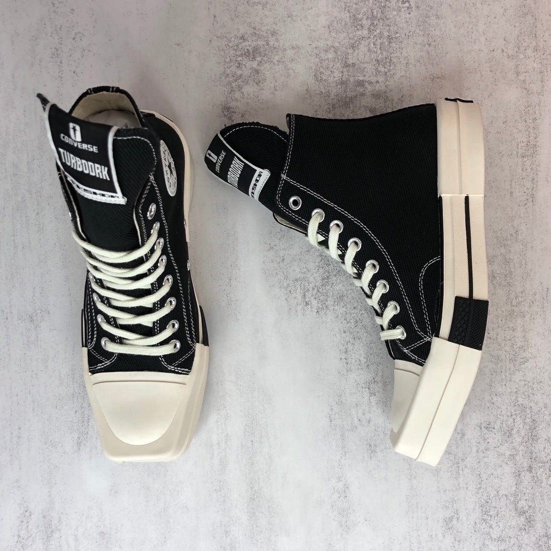 Rick Owens x Converse TURBODRK High "Black"