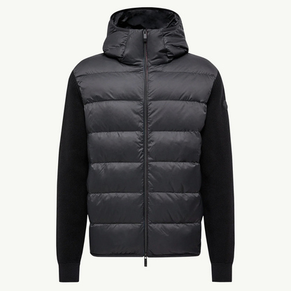 Moncler Padded Cotton Zip-Up Hoodie "Black"
