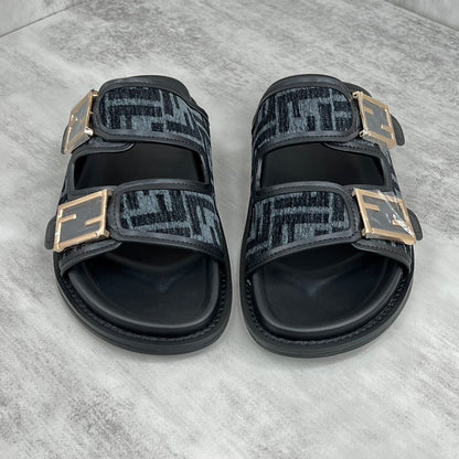 Fendi Sandals "Black-Grey"