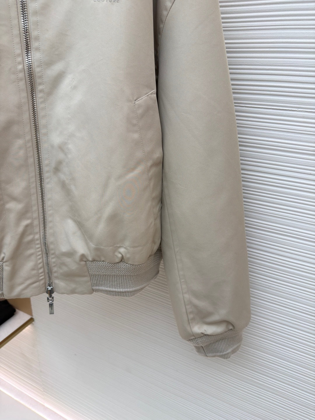 Dior Icons Reversible Bomber Jacket "Beige Cotton Twill "