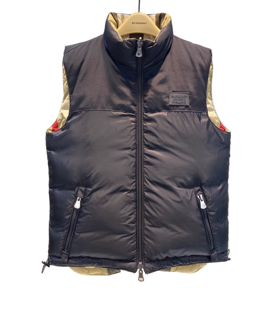 Burberry Reversible Down Vest "Black" and "Beige"