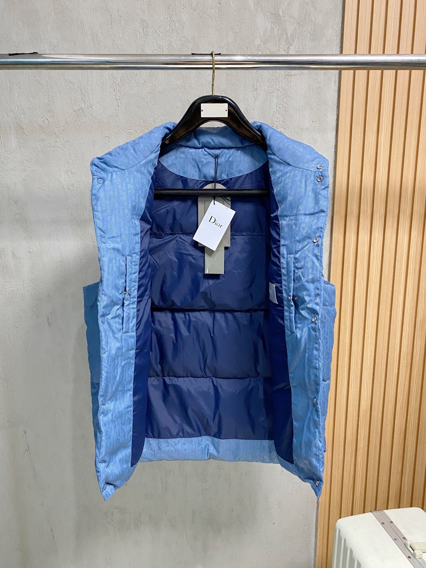 Dior Oblique Down Vest "Baby Blue"