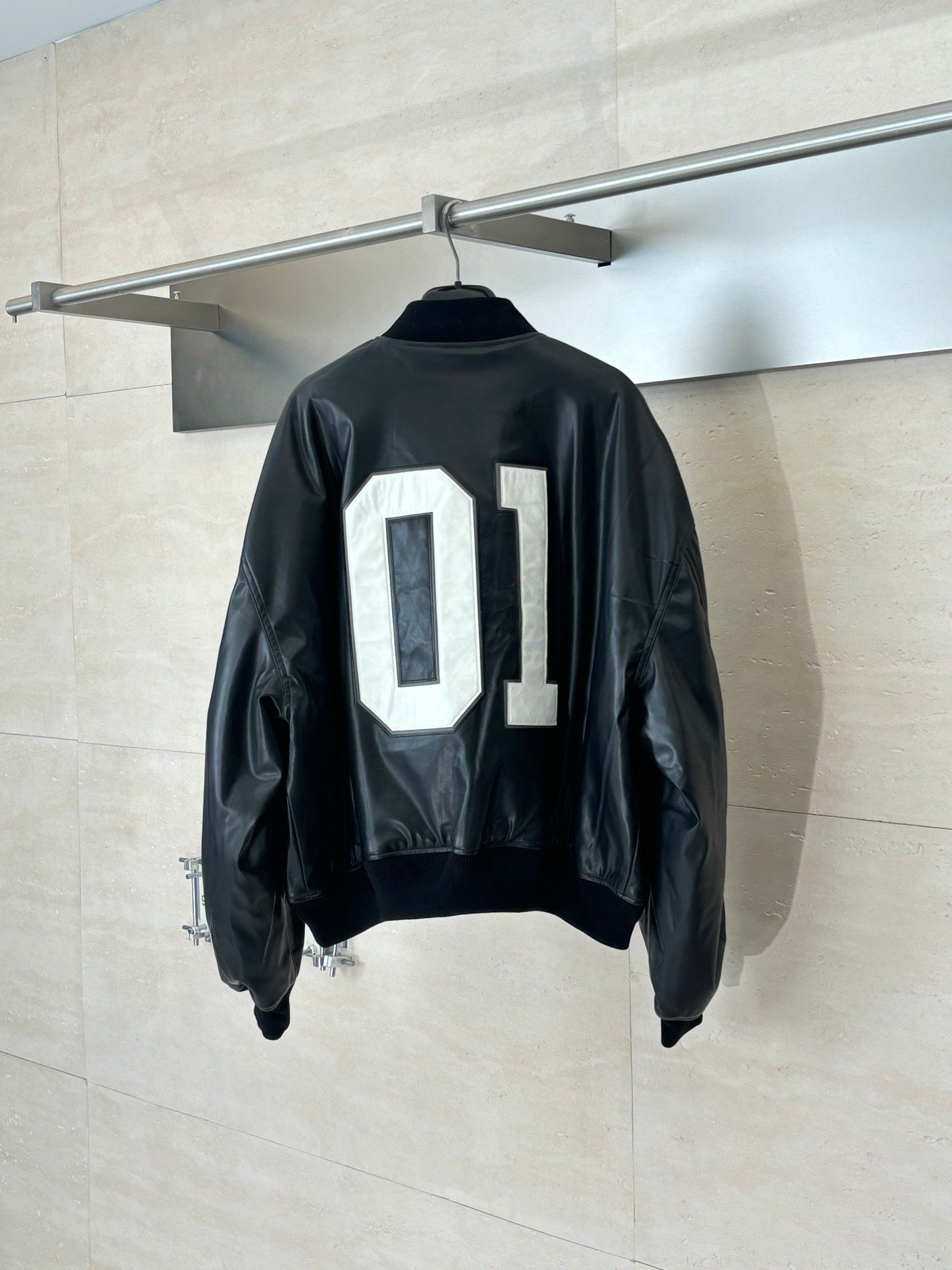 Balenciaga Basketball Bomber Jacket "Black-White"