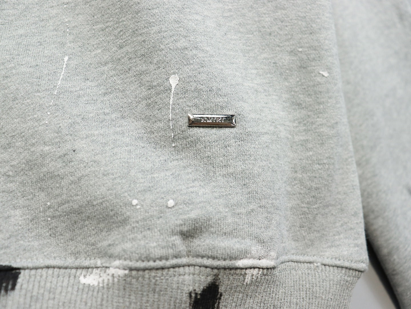Amiri Army Paint Hoodie "Grey"