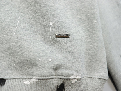 Amiri Army Paint Hoodie "Grey"