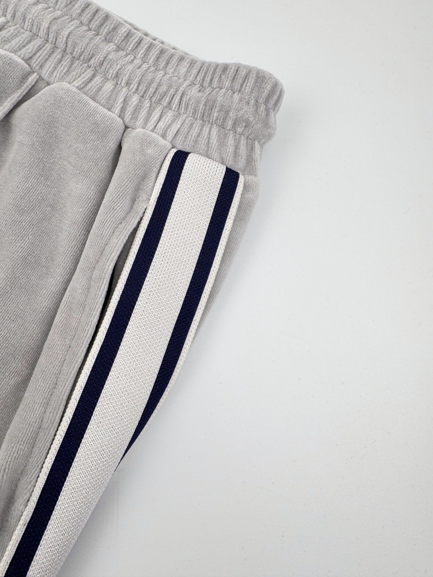 Celine Velvet Tracksuit Sweatpants "Grey"