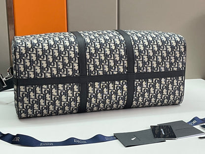 Dior Lingot 50 Oblique Jacquard Duffel Bag