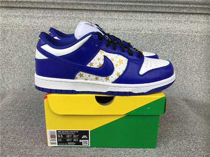 Supreme x Nike SB Dunk Low "Blue Stars"