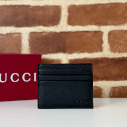 Gucci GG Emblem Embossed Card Case