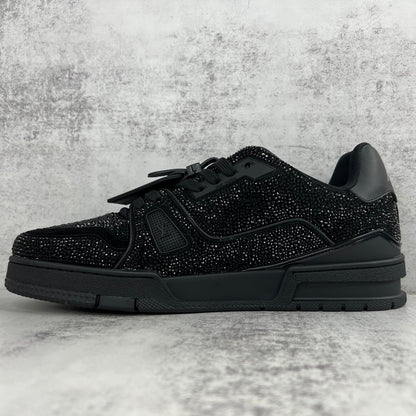 Louis Vuitton Trainers "Black" Crystal