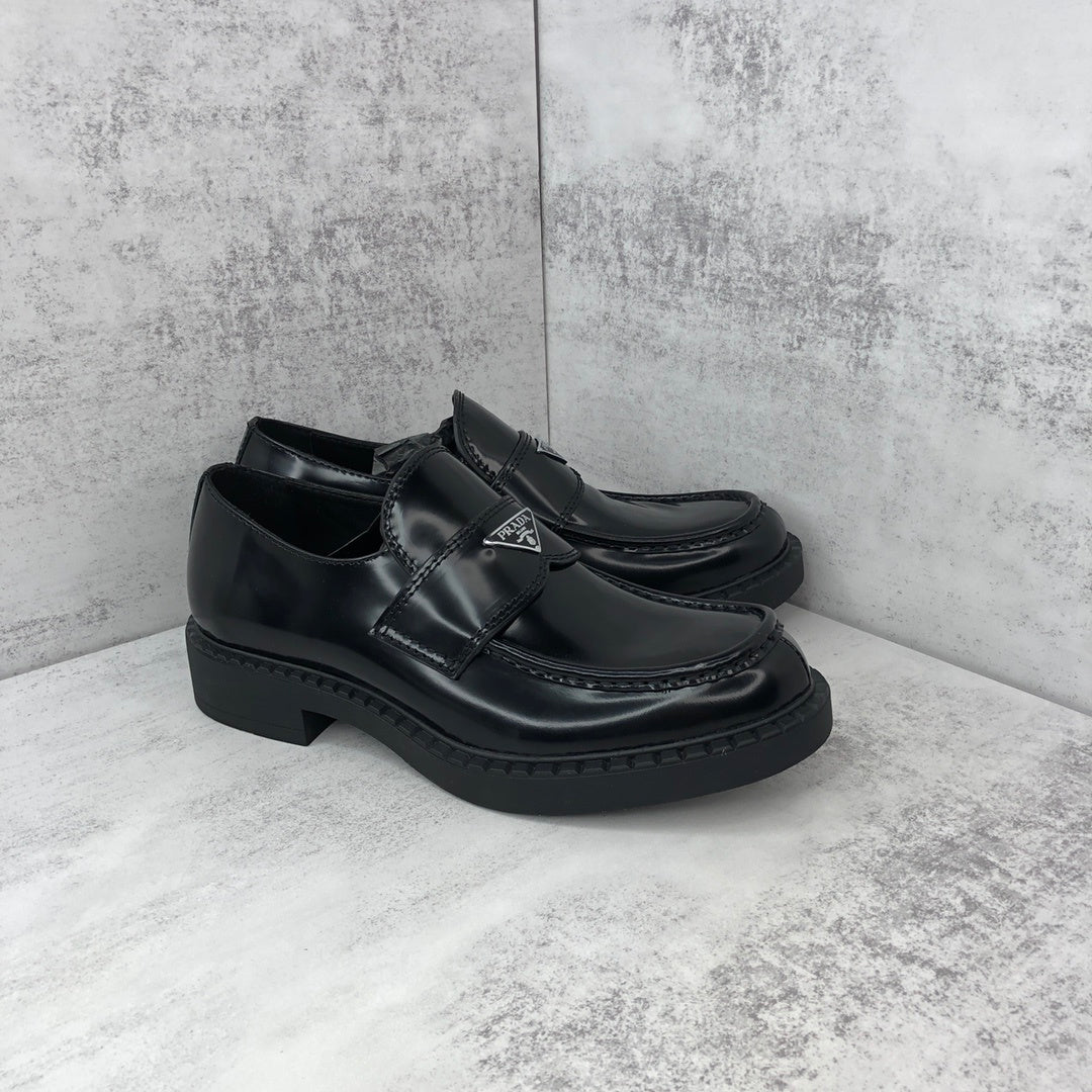 Prada 50mm Chocolate Loafers