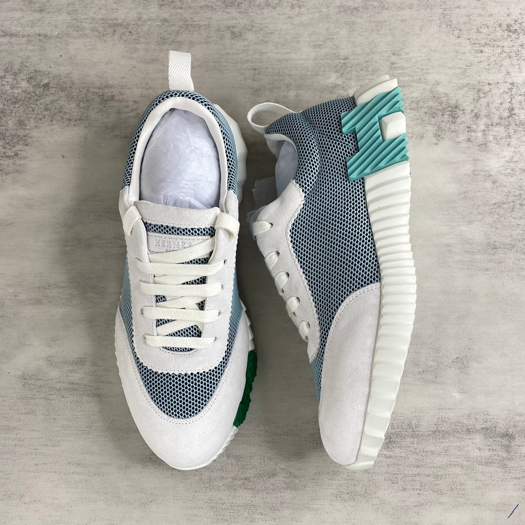 Hermes Bouncing Sneakers "Green-Grey"