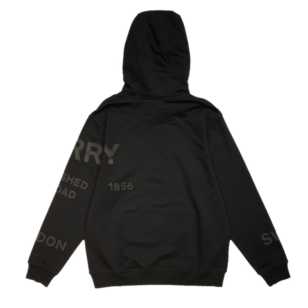 Burberry Horseferry Print Hoodie "Black"