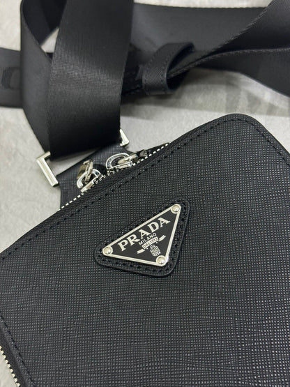 Prada Brique Saffiano Leather Bag