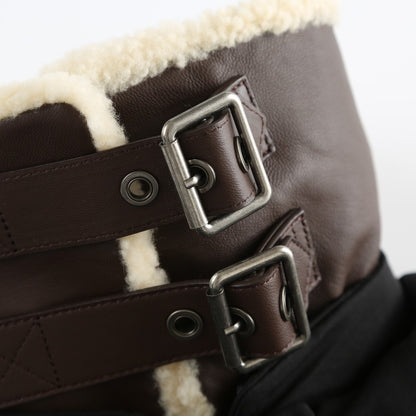 Loewe Shearling-Trimmed Down Jacket "Black"