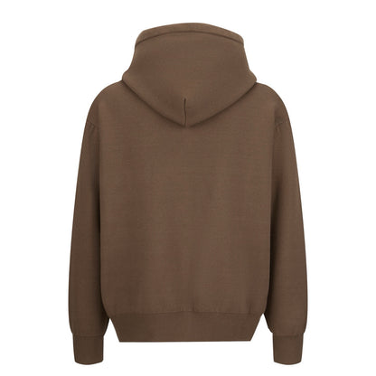 Loewe Zip-up Hoodie in Cotton "Brown"