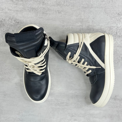 Rick Owens Geobasket Lace-High "Black-White"