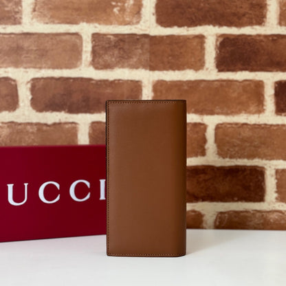 Gucci GG Emblem Leather Wallet