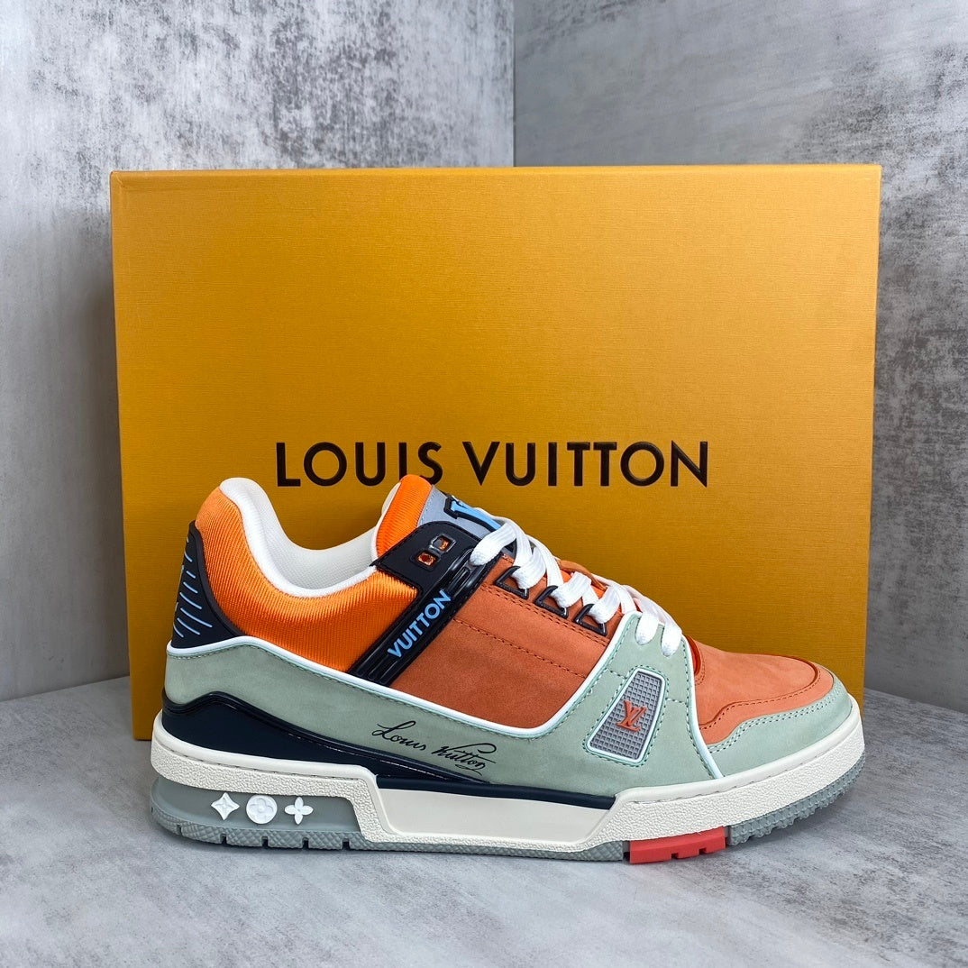 Louis Vuitton Trainers "Orange-Beige-Black"